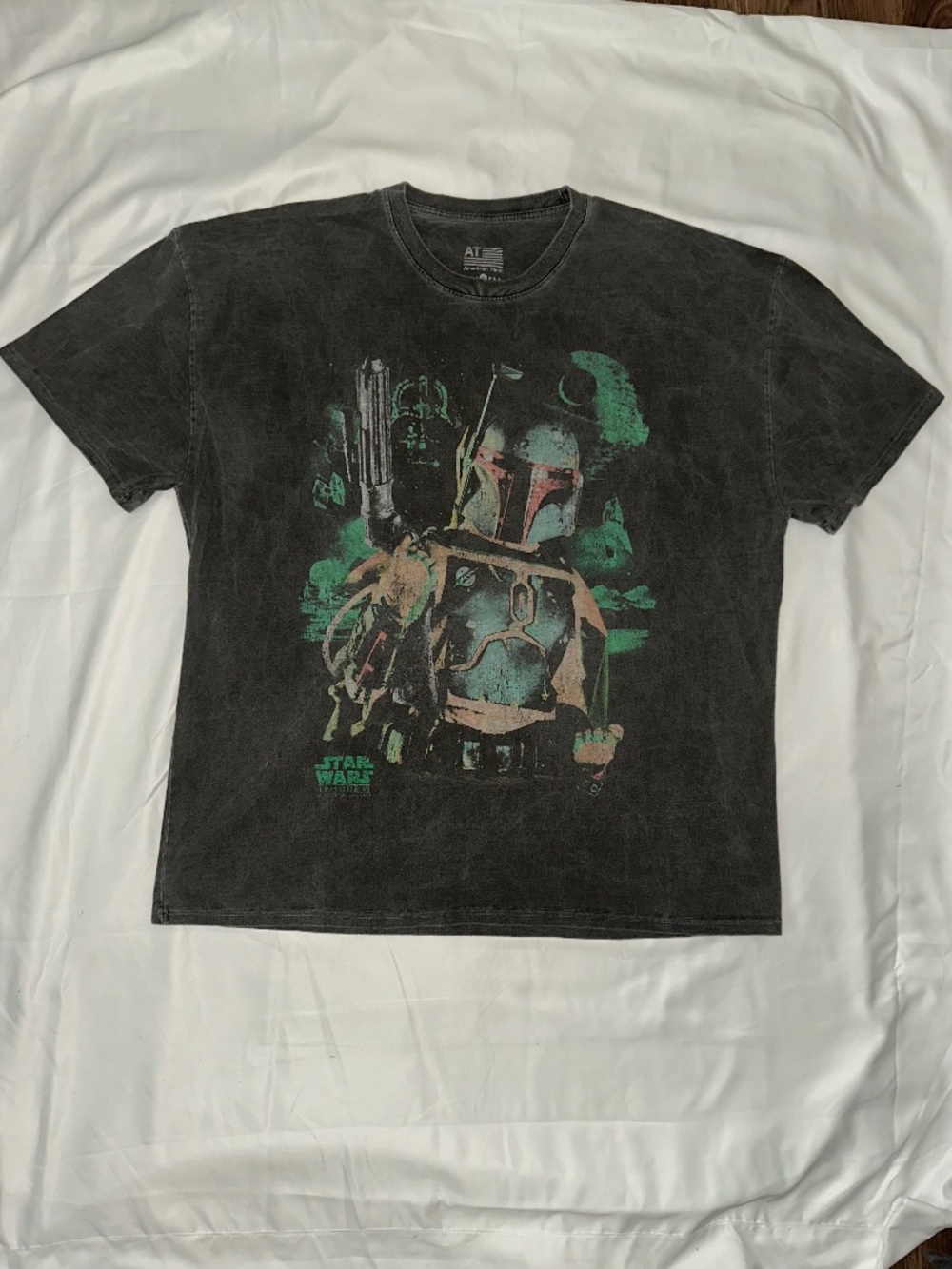 American Thrift | Star Wars Acid Wash Graphic Tee | 2XL - Picture 3 of 5